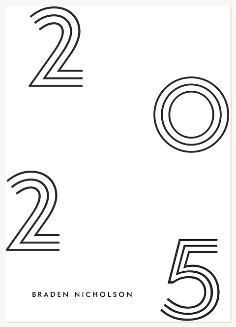 Inline Year Graduation Thank You Cards