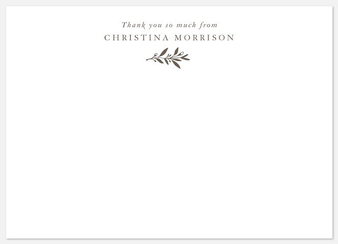 Elegant Future Thank You Cards 