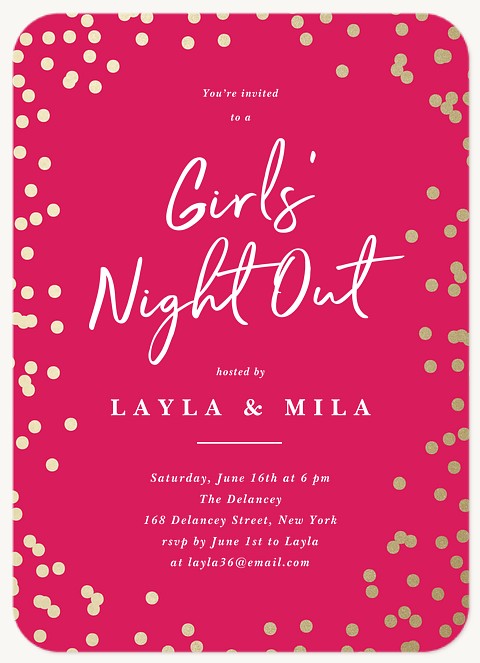 Sparkling Sangria Party Invitations