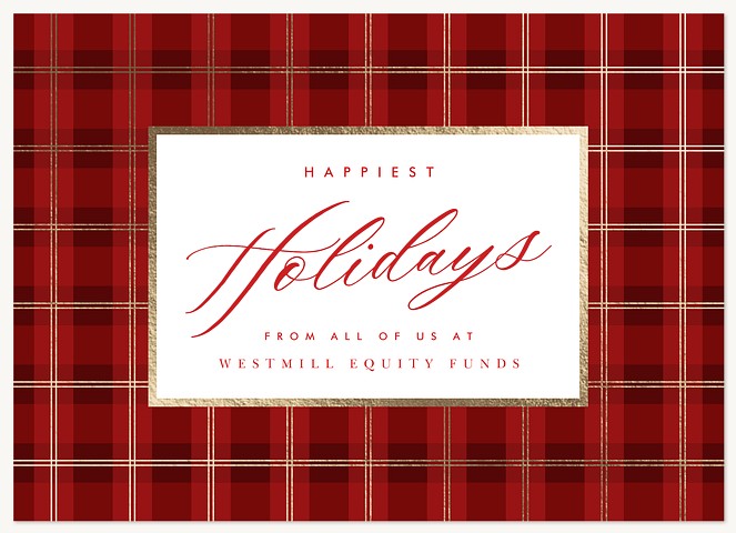 Classic Holiday Charm Business Holiday Cards