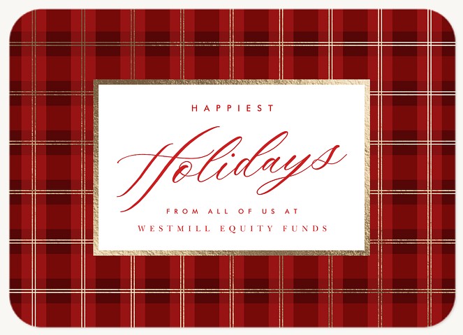 Classic Holiday Charm Business Holiday Cards