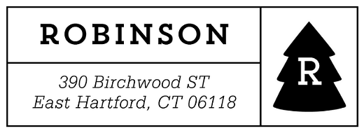 Evergreen Monogram | Custom Rubber Stamps