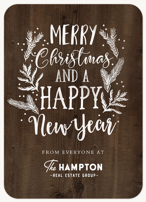 Woodland Greeting Business Holiday Cards