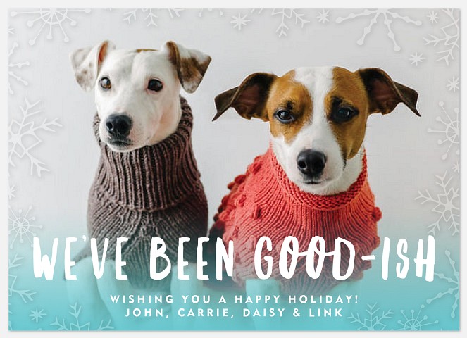 Good-ish Holiday Photo Cards