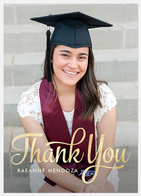 Stylishly Written Thank You Cards 