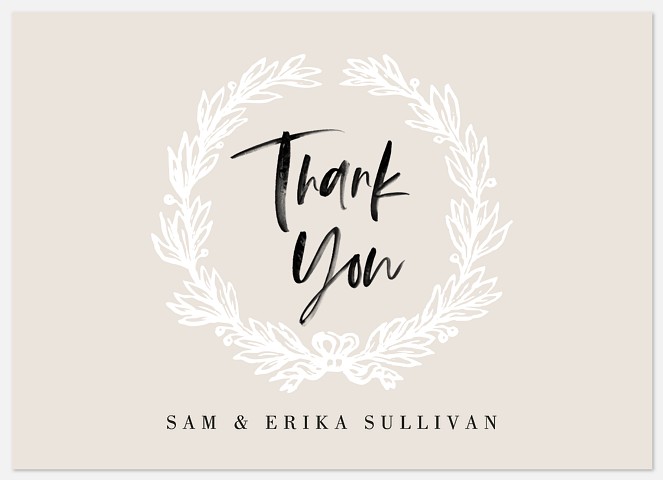 Sophisticated Sketch Thank You Cards 
