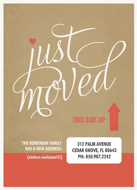 Moving on Up Moving Announcements