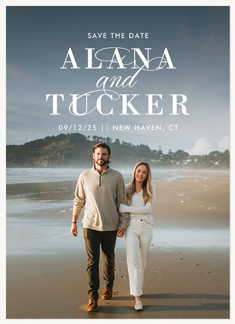 Swirled Delight Save the Date Cards