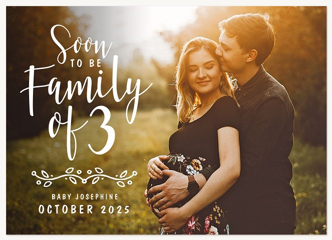 Growing Family Pregnancy Announcements