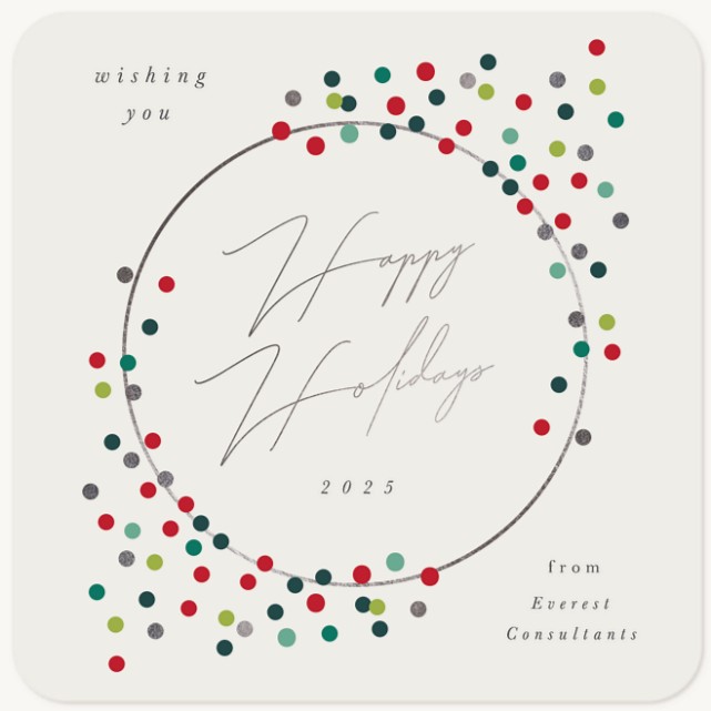 Holiday Sprinkles Business Holiday Cards