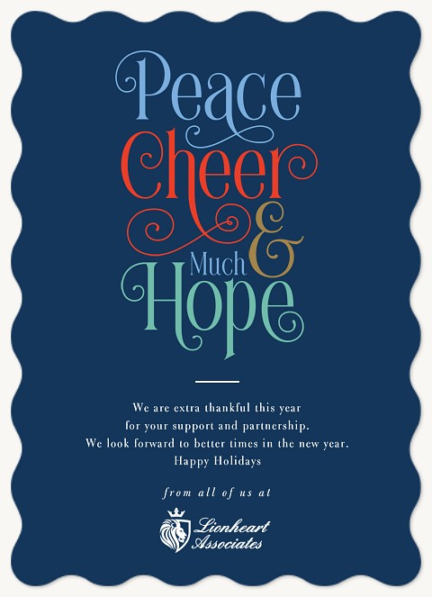 Much Hope Business Holiday Cards