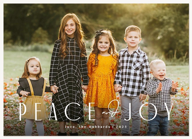 Elegant Peace Christmas Cards