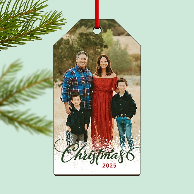 Frosted Custom Ornaments