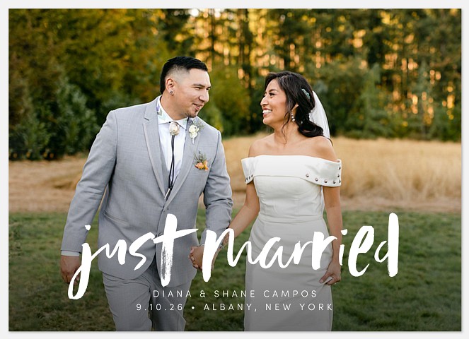 Painted Wedding Announcements