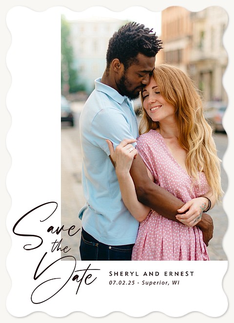 Side Note Save the Date Cards