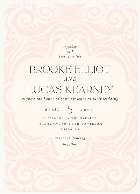 Brocade Wedding Invitations