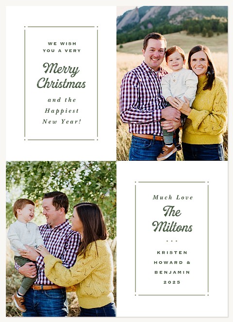 Very Merry Duo Personalized Holiday Cards