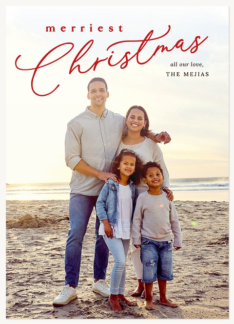 Across the Board Personalized Holiday Cards