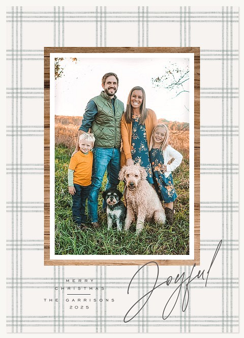 Farmhouse Chic Personalized Holiday Cards