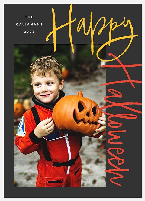 Spooky Corner Halloween Photo Cards