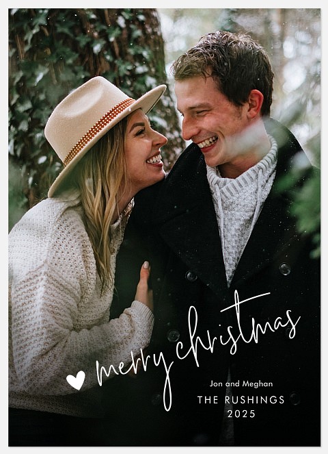 Christmas List Holiday Photo Cards