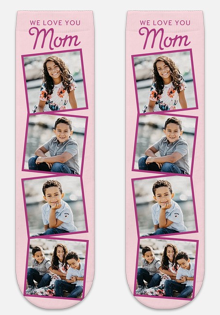 Multi-Photo Mom Custom Socks