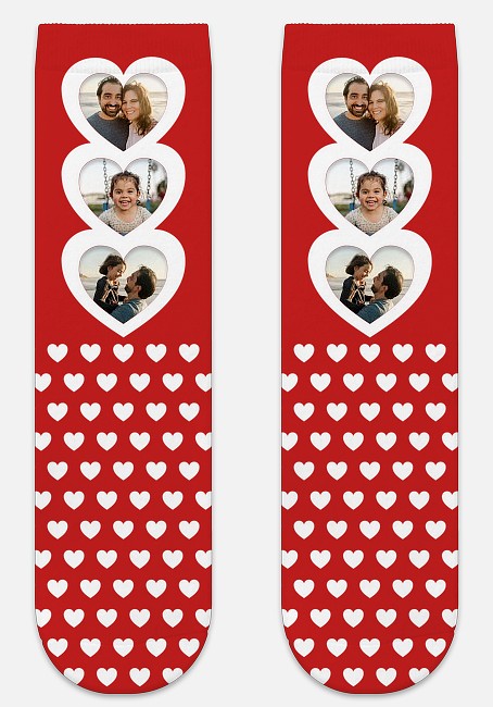 Bold Hearts Custom Socks