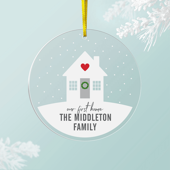 Our First Home Personalized Ornaments