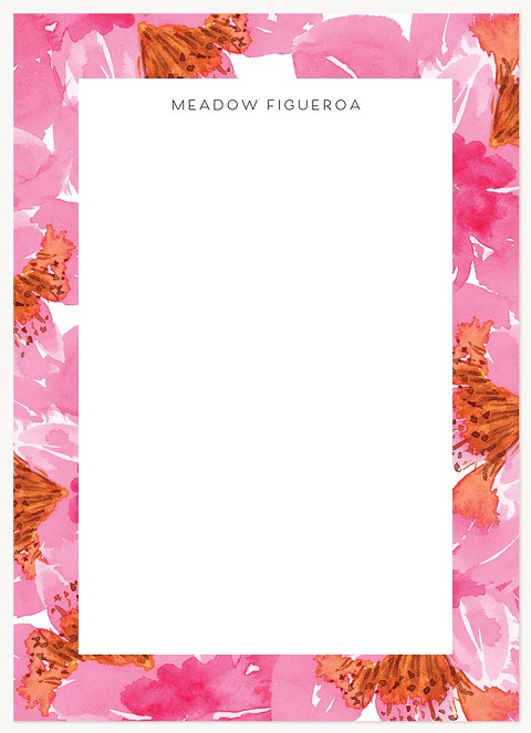 Bright Peonies Stationery