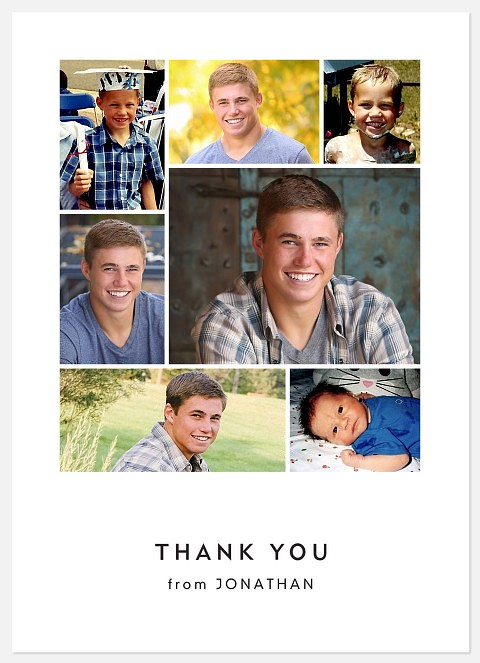 Through the Years Thank You Cards 