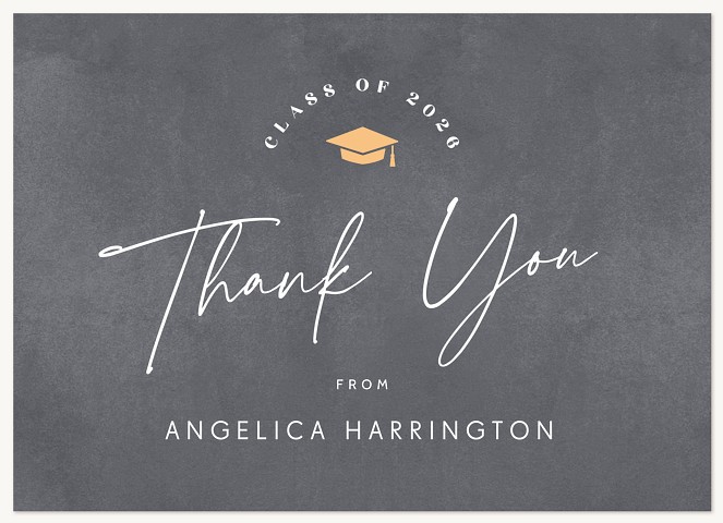 Etched In Stone Thank You Cards 