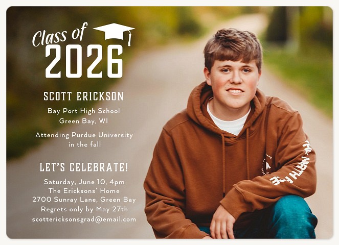 Scholarly Cap Graduation Cards