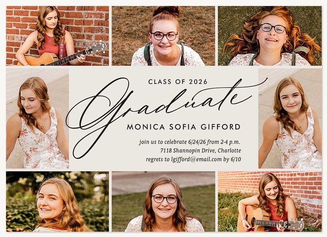 Scripted Collection Graduation Cards