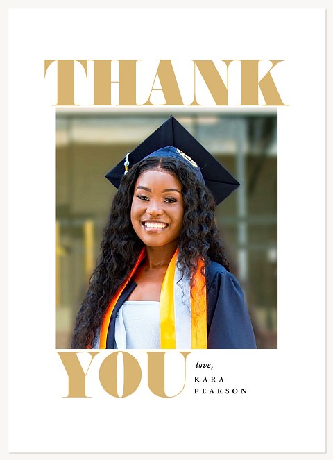 Front And Center Thank You Cards 