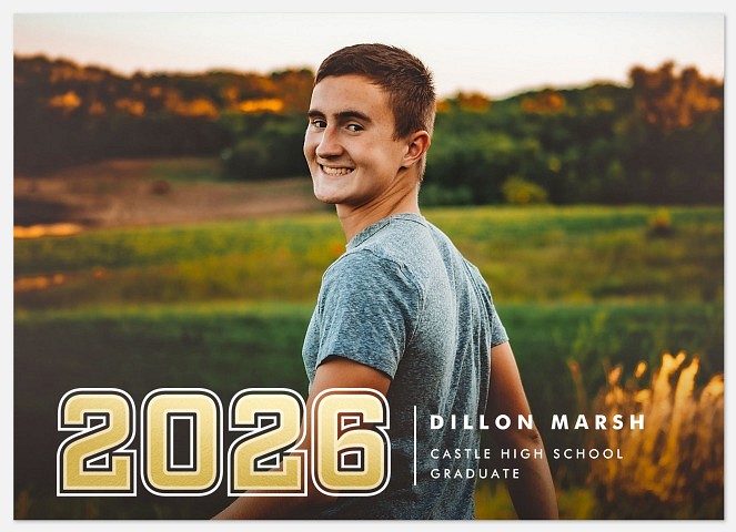 Athletic Year Graduation Cards
