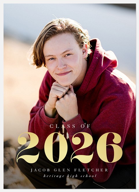 Gleaming Year Graduation Cards