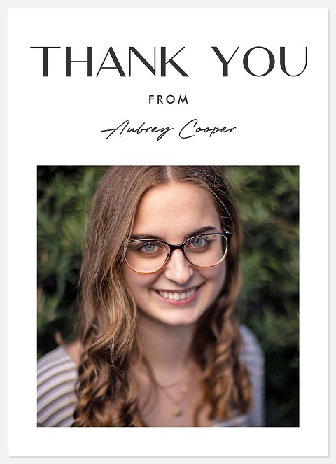 Modern Greeting Thank You Cards 