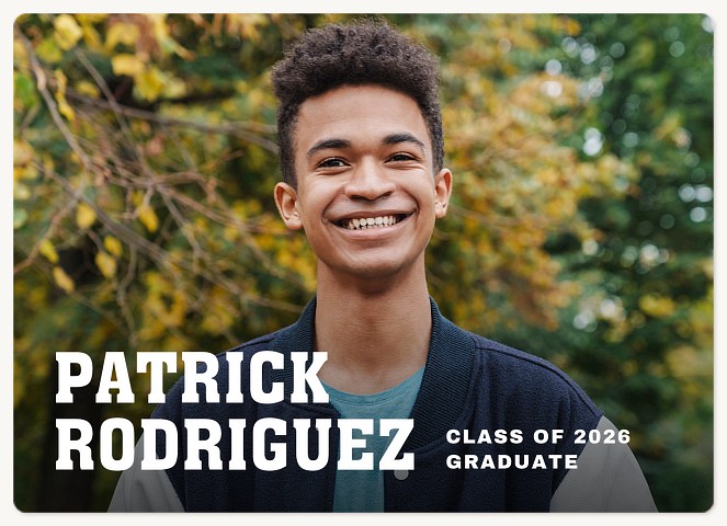 Strong Name Graduation Cards