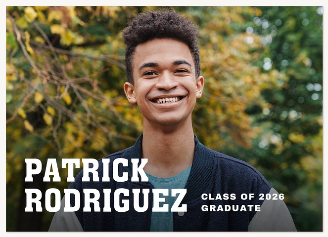 Strong Name Graduation Cards