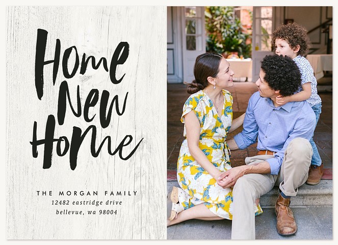 Farmhouse Lettering Moving Announcements