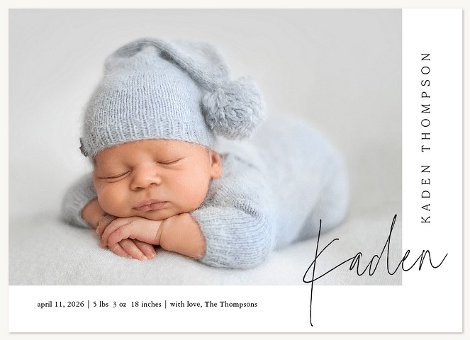 Modern Announcement Baby Announcements