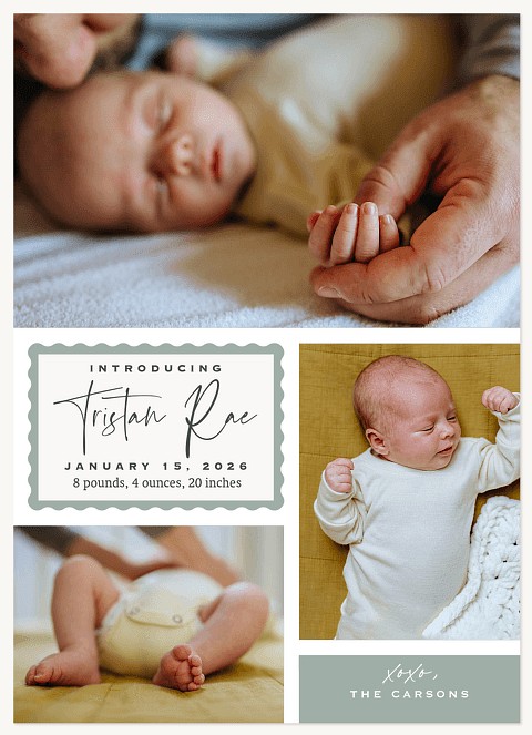 Little Label Baby Announcements