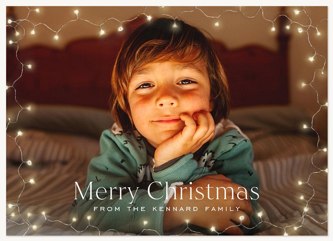 Fairy Lights Personalized Holiday Cards