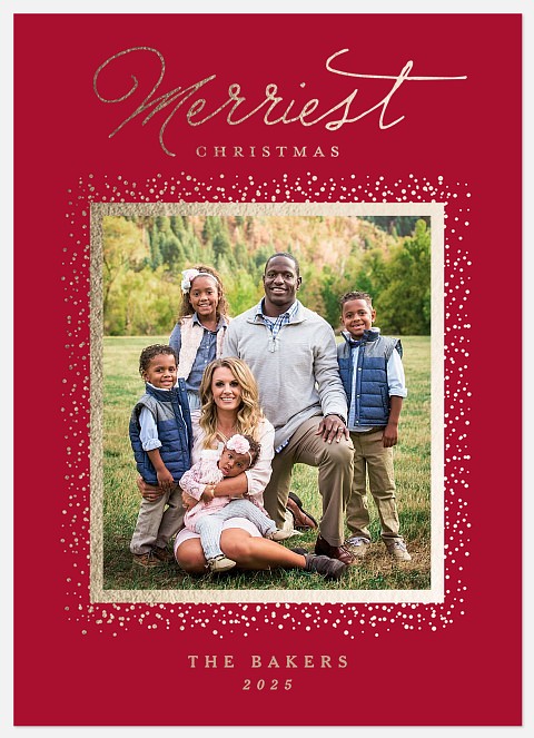 Festive Glow Holiday Photo Cards