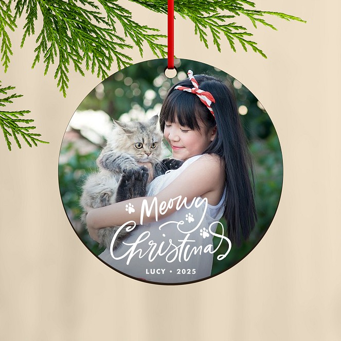 Meowiest Christmas Custom Ornaments