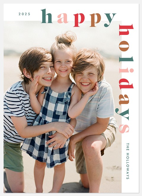 Around the Corner Holiday Photo Cards