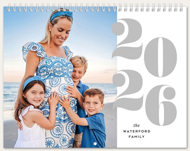 Vertical Year Calendar Custom Photo Calendars