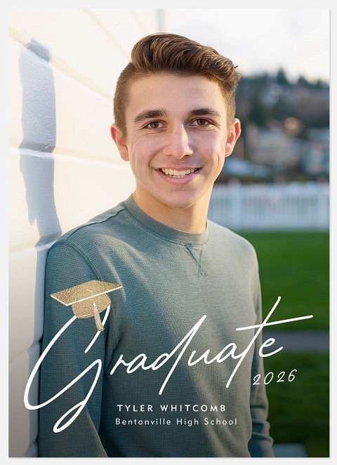 Capped Achievement Graduation Cards