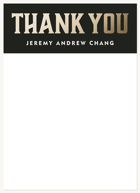 Classic Shine Thank You Cards 