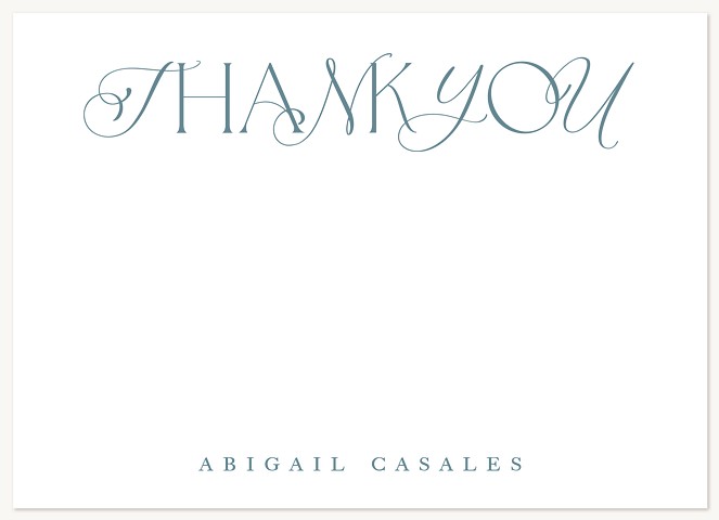 Script + Serif Thank You Cards 